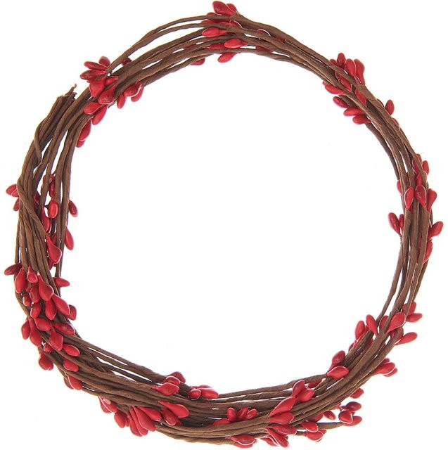 Rico Design Weihnachtliche Girlande mit roten Beeren, Länge: 65 cm - Bild 1