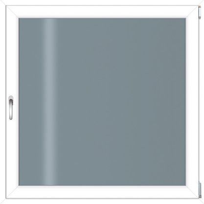 RORO Kunststoff-Fenster KOMFORT B70 in Weiss mit Klarglas, Breite: 110 cm, Höhe: 110 cm - Bild 1