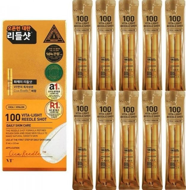 VT Cosmetics 100 Vita-Light Nadel-Shot Serum, Vitamin C, 20 ml - Bild 1