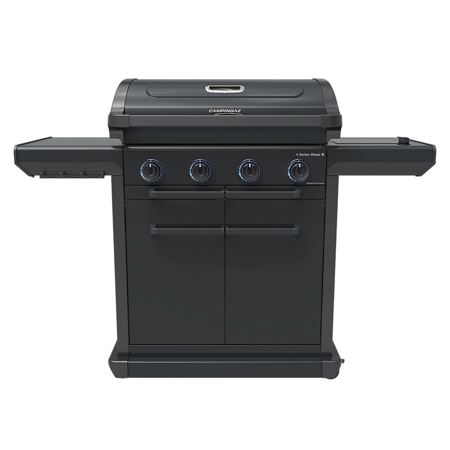 Campingaz Gasgrill 4 Series Onyx S in Schwarz mit Gusseisen und Piezo-Zündung B/T/H: 135 x 64 x 121 cm - Bild 2