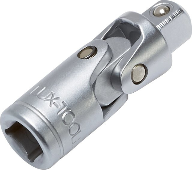 LUX-TOOLS Kardangelenk 10 mm (3/8 Zoll) aus Chrom-Vanadium in Silber - Bild 1