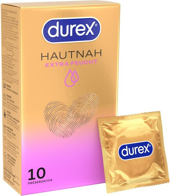 Durex Kondome Hautnah Extra Feucht, ultra dünn, Unisex - Bild 1