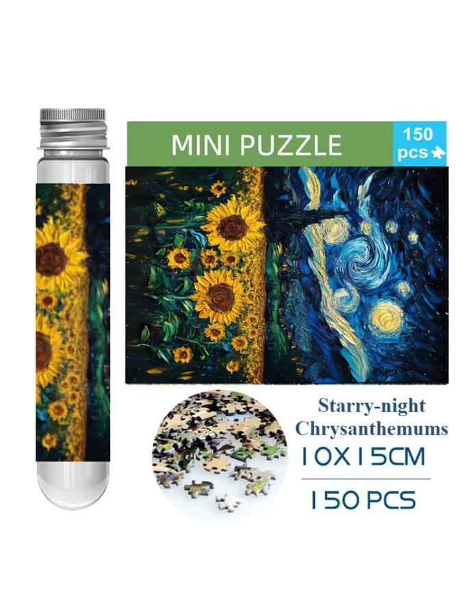 Sternennacht-Chrysanthemen Puzzle, 150 Teile - Bild 5