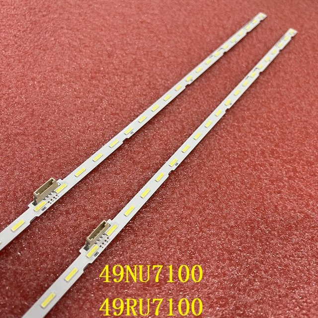 LED Backlight Streifen für Samsung TV Modelle UA49RU7200 UE49RU7300 UE49RU7300K UE49RU7020 UE49RU7400 UE49RU7100 49NU7100 49RU7100 UA49RU7100 in Weiß - Bild 1