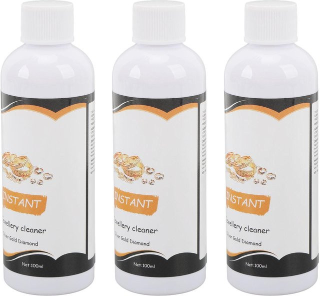 Koogeelife Schmuckreiniger Flüssigkeit zur Oberflächenpflege in Beige, 3 x 100 ml - Bild 1