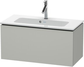 Duravit Waschtischunterschrank Compact L-Cube, wandhängend, grau, B: 82 cm, T: 39,1 cm, H: 40 cm - Bild 1