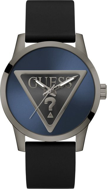 Guess Armbanduhr, Quarz, Edelstahl, Blau, 44 mm, Herren - Bild 1