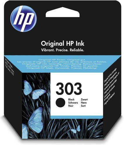 HP Original Druckerpatrone 303 Schwarz T6N02AE Tintenpatrone für Inkjet-Drucker - Bild 1