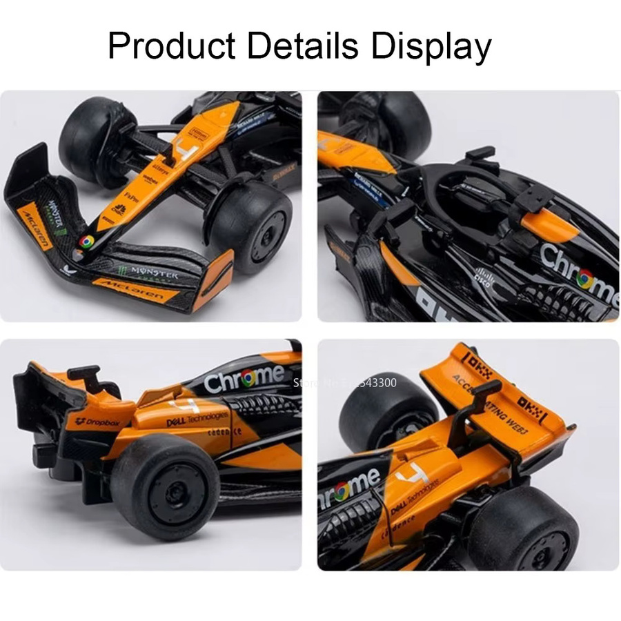 RMZ city Formel F1 Modellauto, 1:43, Metall, Gummi, Orange - Bild 6