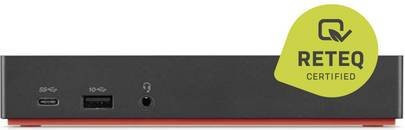 Lenovo ThinkPad USB-C Dock Gen 2 40AS0090EU in Schwarz inklusive 90 Watt AC-Adapter, refurbished - Bild 1