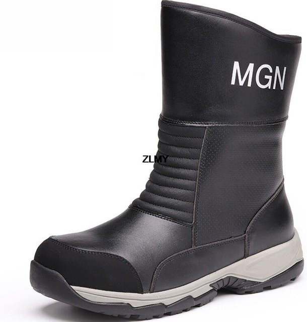 Avant-garde Sicherheitsschuhe für Männer in Schwarz: Wasserdichte Arbeitsstiefel mit Stahlkappe und Pannenschutz, Größe 45 - Bild 1