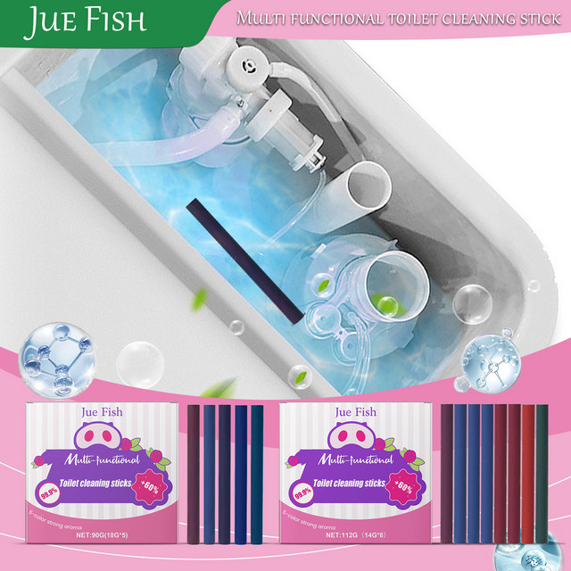 Jue Fish Multifunktionaler Toilettenreinigungsstab zur Entfernung von Gerüchen, Flecken und Urinablagerungen in Multicolor - Bild 1