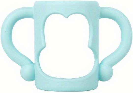 Love Home Garden Silikon-Flaschengriff für schmale Babyflaschen, BPA-frei, Blau - Bild 1