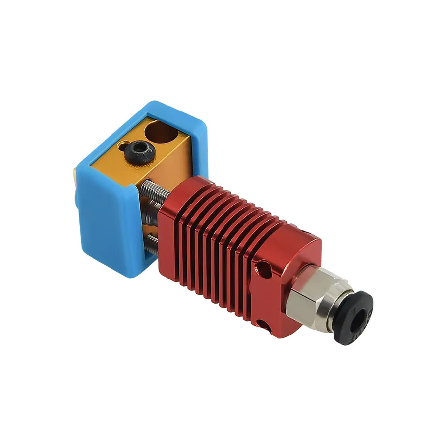 JINGLIN MK8 Montiertes Extruder-Hot-End-Kit für Ender 3 und CR-10 3D-Drucker, 0,4 mm Düse für 1,75 mm Filament, Aluminium-Heizblock, rot/mehrfarbig - Bild 2
