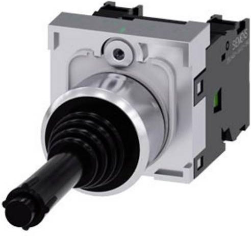 Siemens 3SU1150-7BC88-1NA0 Koordinatenschalter in Schwarz und Grau aus Metall mit IP65 und IP67 Schutzart - Bild 1