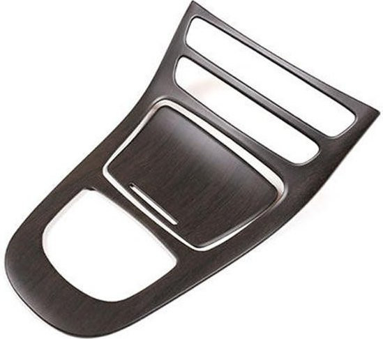 KarenB01 Mittelkonsole Schalthebel Panel Abdeckung für Mercedes Benz E-Klasse W213 S213 A238 C238 in Eichenoptik, Braun - Bild 1