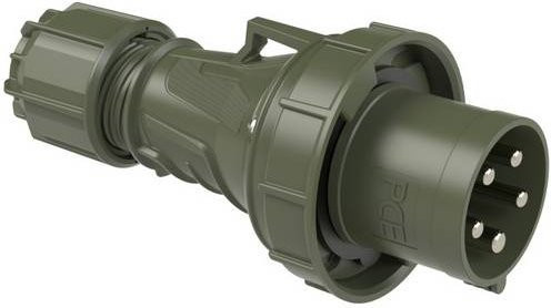 PC Electric Power Twist 035-6.u CEE Stecker 63A 5polig in Grün mit IP67 Schutzart - Bild 1
