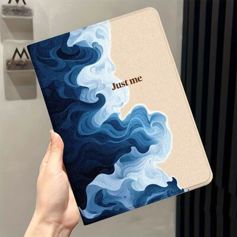 Kunst und Kreativität Wellenmuster Schutzhülle für Honor Magic Pad 13 Zoll - Bild 2