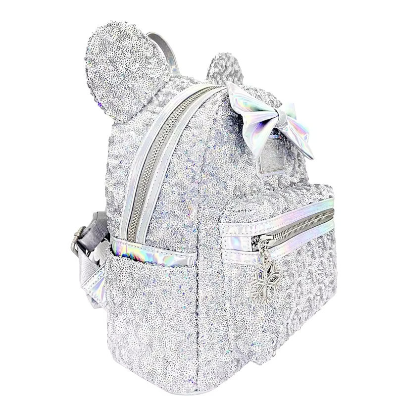 Disney Mickey und Minnie Mouse Pailletten-Mini-Rucksack, süße Tasche - Bild 2