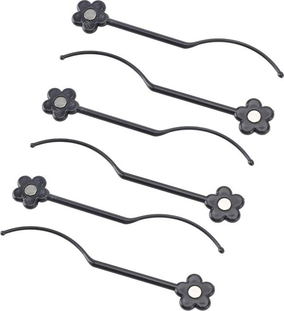 Koogeelife Wimpern-Präsentationsstäbchen, 6 Stück, schwarz, Unisex - Bild 1
