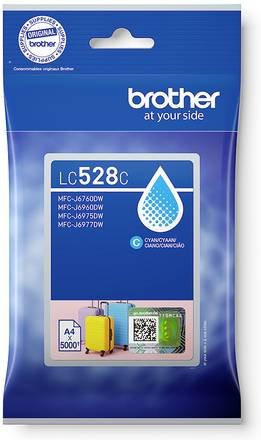Brother Original Tintenpatrone Cyan LC528C für Inkjet-Drucker - Bild 1