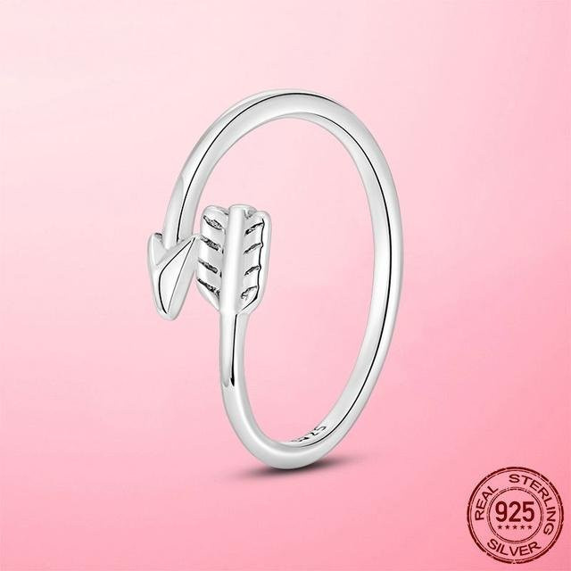Fingerring 925 Silber, Pfeil, Damen - Bild 1