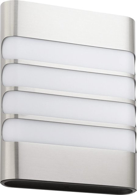 Philips Raccoon LED-Außenwandleuchte in Silber aus Edelstahl und Kunststoff, 3 W, Warmweiß, IP44 - Bild 1