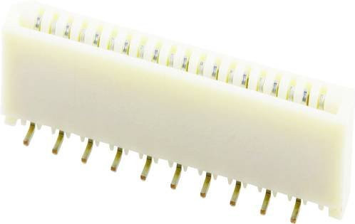 Molex Buchsenleiste Standard Weiß, 20 Polzahl, Rastermaß 1mm - Bild 1