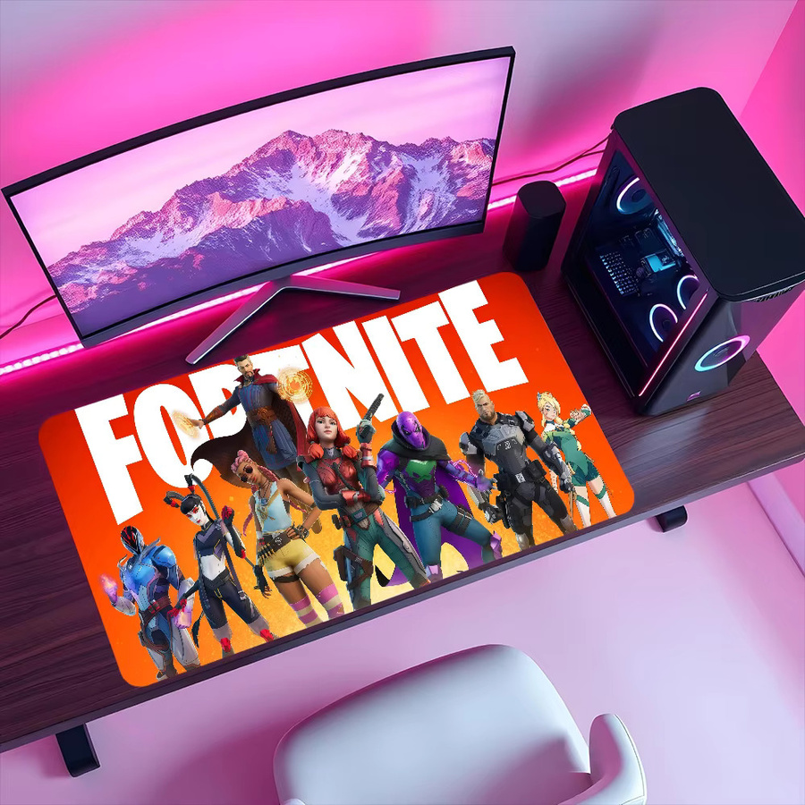 Royale F-FORTNITE Mauspad rutschfest mit verstärkten Kanten in Multicolour für Gaming und Büro - Bild 2
