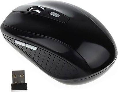 3C Accessories Exclusive Mini drahtlose optische Maus für PC und Laptop, 2,4 GHz, Schwarz, B/H/T: 95 x 30 x 54 mm - Bild 1