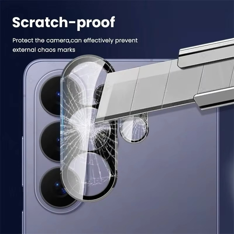 S26Ultra Schwarzes 3D-Linsenglas für Samsung Galaxy S26 Ultra 5G und Samsung S26 Plus S26+ 5G Gebogenes Kameraschutzglas - Bild 3