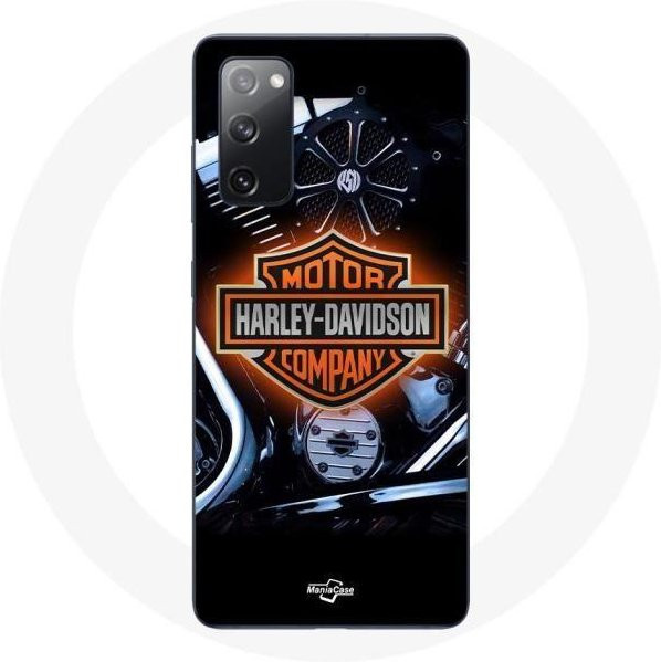 Samsung Galaxy S20 FE Handyhülle mit Harley Davidson MotoCycles Logo in Schwarz - Bild 1