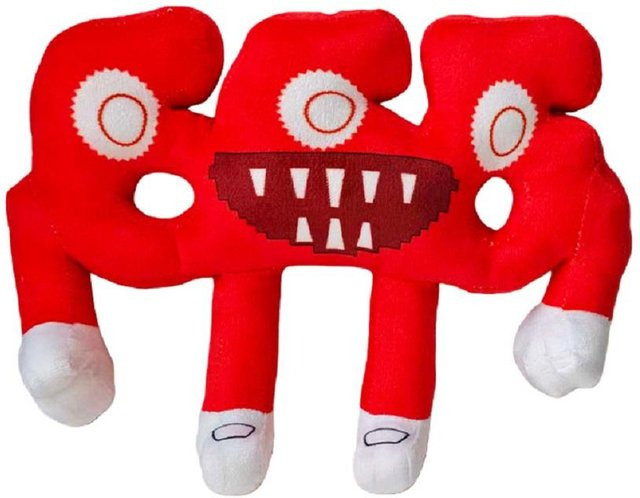 Yiran Health & Beauty Kawaii Cartoon Steal A Brainrot Plüschtier, Rot - Bild 1