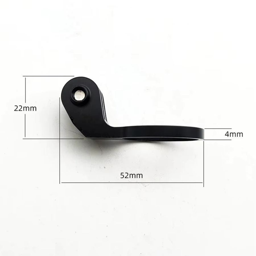 GoPro Kamera-Verlängerungshalterung für Mountain Road Fahrradvorbau-Headset-Kappe, Schwarz, passend für Gabeln mit 28,6 mm Durchmesser - Bild 2