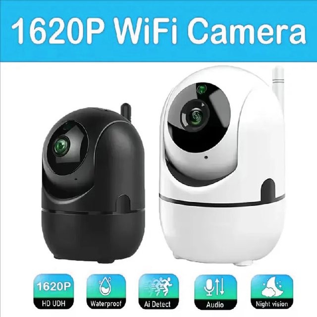 EWIND WLAN IP-Kamera für Smart Home mit automatischer Verfolgung, 1620P, Nachtsicht und wasserdichtem Design, Farbe: Weiß - Bild 1