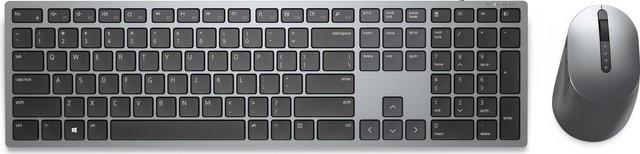 Dell KM7321W Tastatur und Maus Set, Wireless Bluetooth und RF, Full-size QWERTY, Grau/Titan - Bild 1
