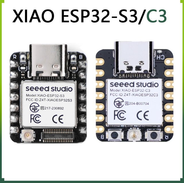 Seeed Studio XIAO ESP32C3 und ESP32S3 Entwicklungsboard mit Bluetooth und WiFi in Schwarz - Bild 1