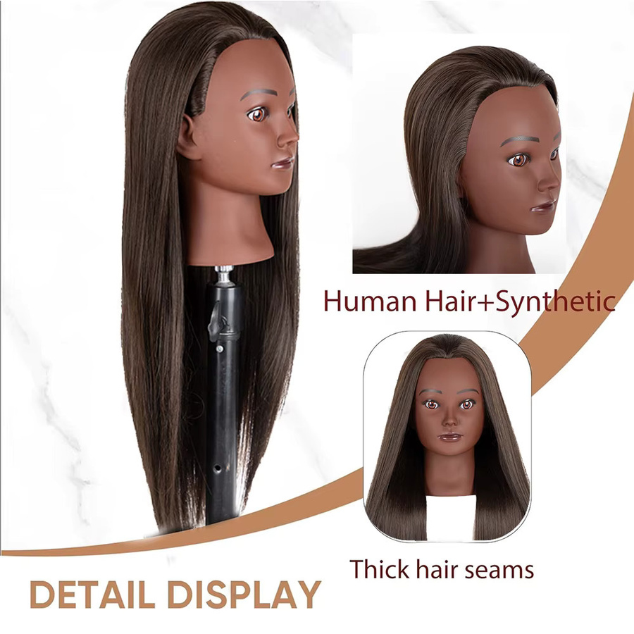 Mannequin Trainingspuppe mit Echthaar-Mischung, 24'' - Bild 3