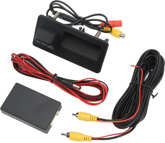 Koogeelife Heckklappengriff Rückfahrkamera mit Nachtsicht und Weitwinkel, IP67 wasserdicht, Schwarz, passend für Audi A4 A5 S5 8T Q5 Q3 A6L A8L RS6 - Bild 1