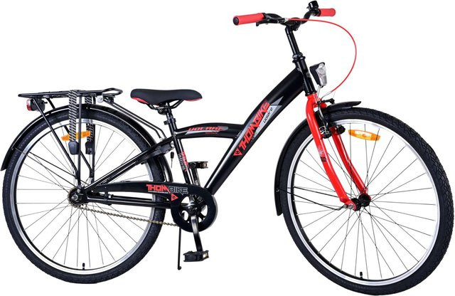 TPFSports Thombike Kinderfahrrad, 26 Zoll, Rot, Rücktritt + Handbremse - Bild 1