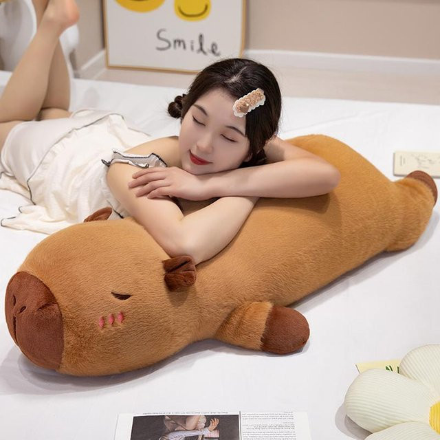 Capybara Plüschtier Bodenmatte, Braun, ab 14 Jahren - Bild 1
