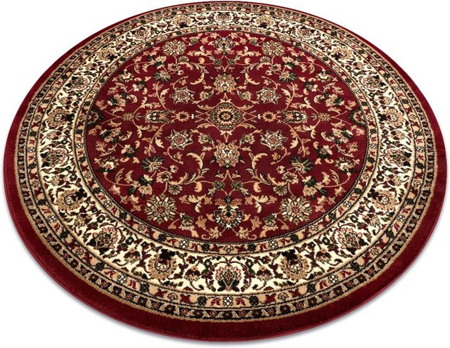 RugsX Teppich Royal in Rot, quadratisch, orientalisches Design, B/T: 120 x 120 cm - Bild 1