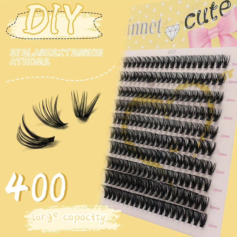 Anlinnet Künstliche Wimpern, Black, Unisex - Bild 4
