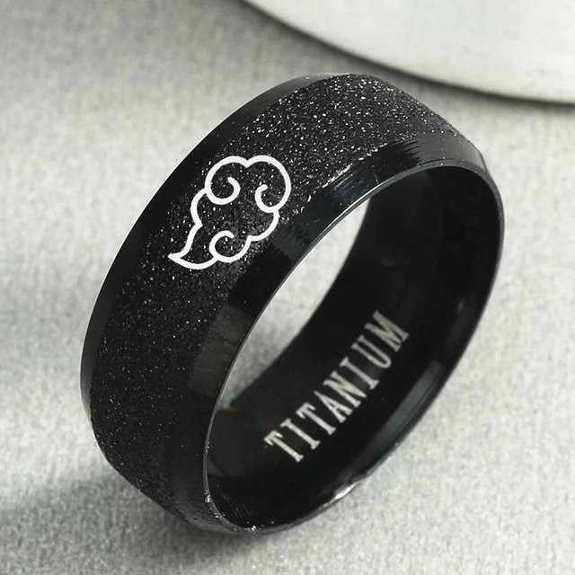 Ring Edelstahl, Schwarz, Herren - Bild 1