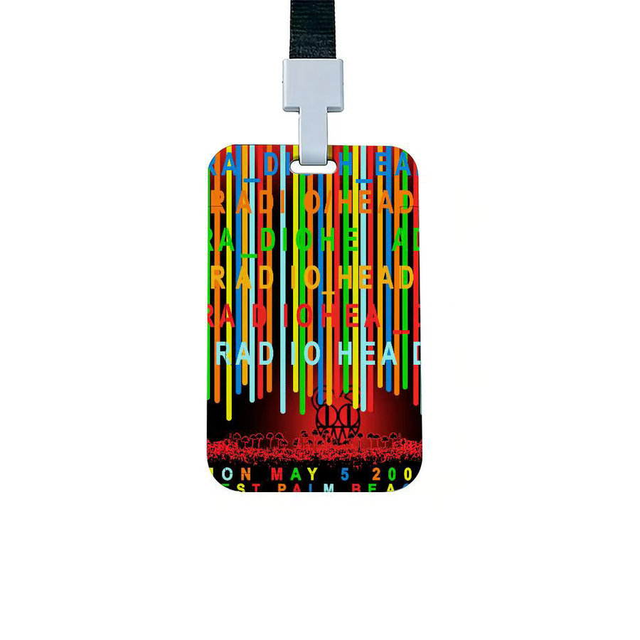 Rock Band R-Radiohead Mehrzweck-Arbeitsband mit Ausweishalter und Ausweishülle in Multicolour - Bild 5