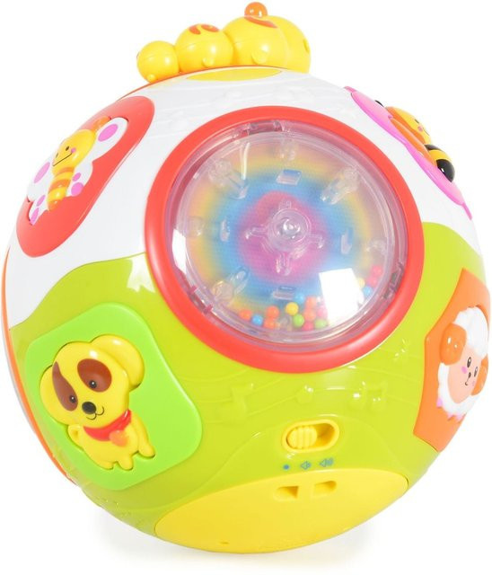 Moni Musikspielzeug Aktivitätsball, Tierknöpfe, Lichter, bunt, ab 6 Monaten - Bild 1
