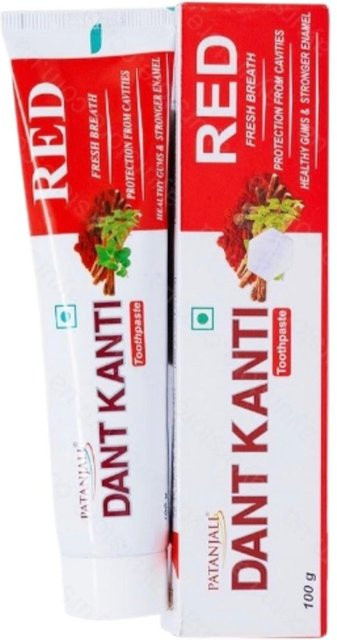 Patanjali Dant Kanti Zahnpasta, Rote Zahnpasta - Bild 1