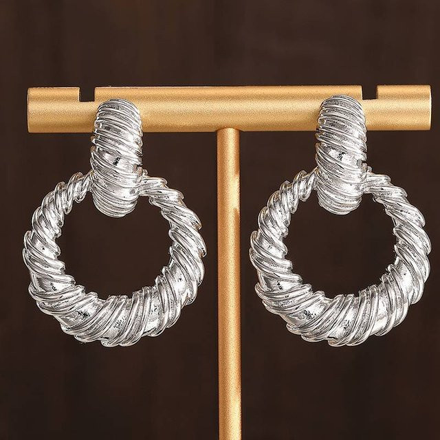 Huitan Creolen, Silber, Damen - Bild 1