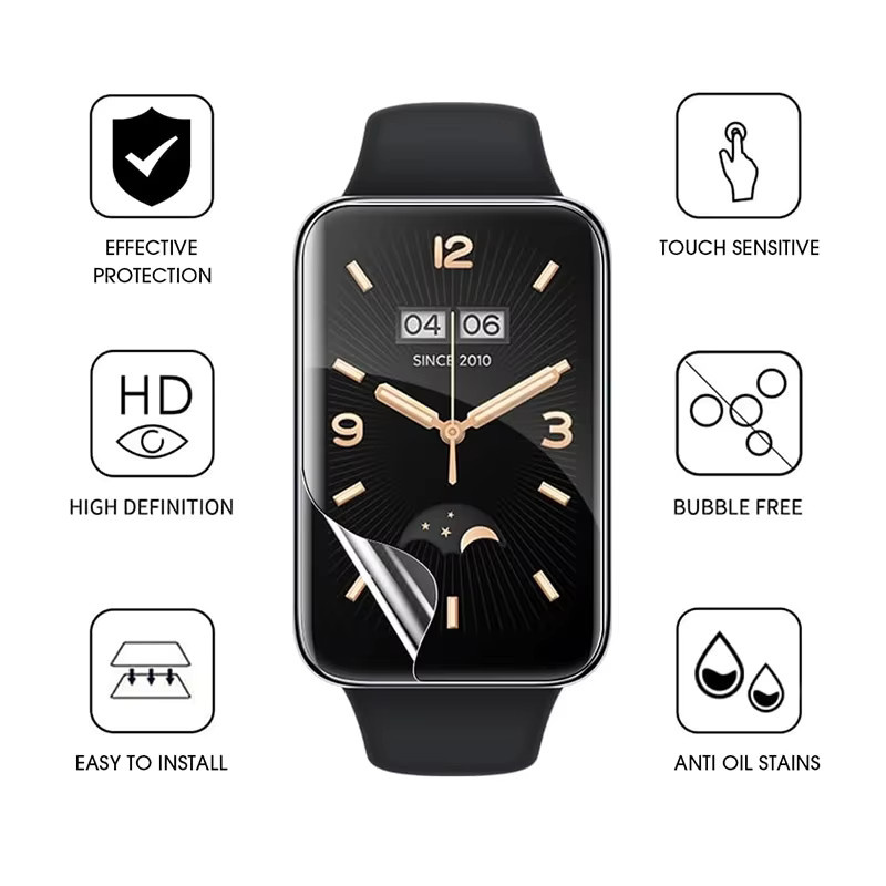 Xiaomi Hydrogel-Folie für Mi Band 10 Pro, Silikon, transparent - Bild 3