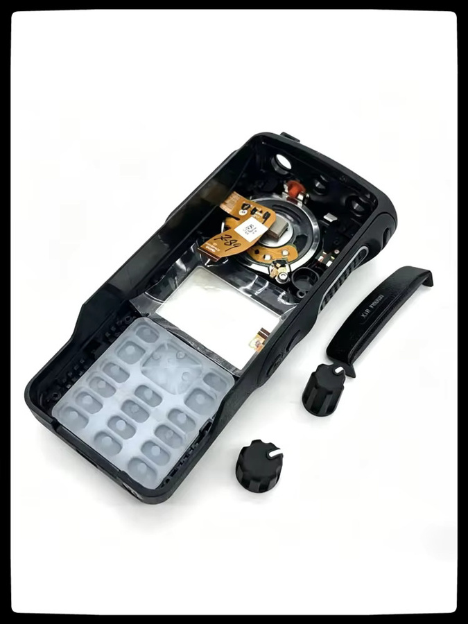 Ersatz-Kunststoffgehäuseabdeckung für Motorola Walkie-Talkie DP4801 DP4801e XIRP8668i DGP8550e in Schwarz - Bild 4